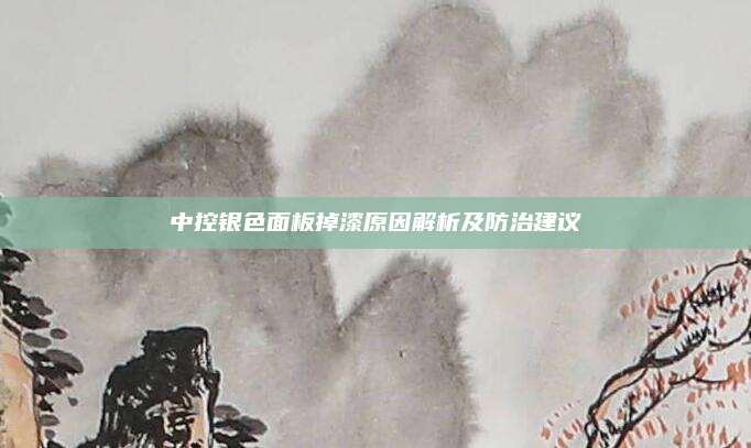 中控银色面板掉漆原因解析及防治建议