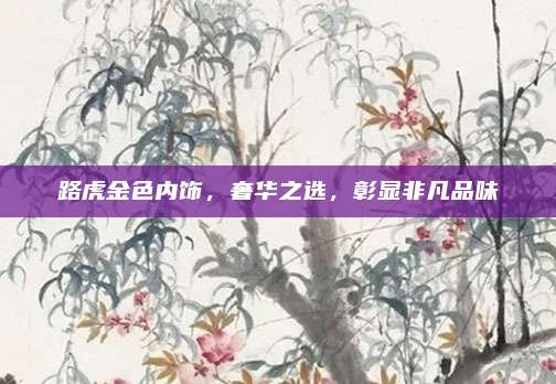 路虎金色内饰，奢华之选，彰显非凡品味