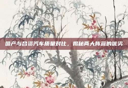 国产与合资汽车质量对比，揭秘两大阵营的优劣