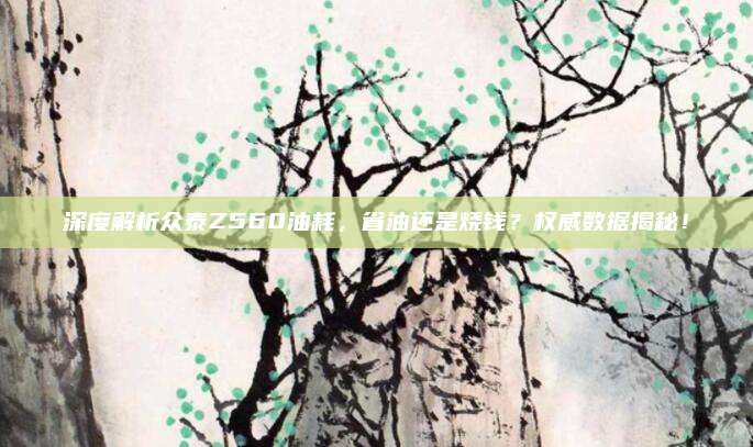 深度解析众泰Z560油耗,省油还是烧钱?权威数据揭秘!