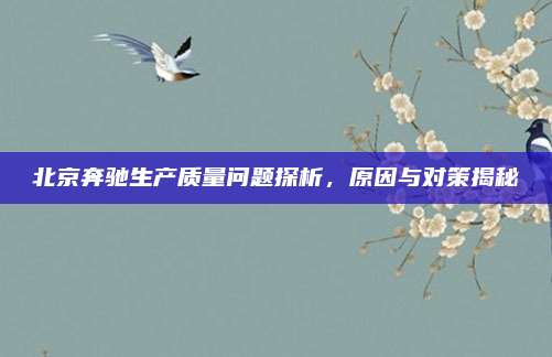北京奔驰生产质量问题探析,原因与对策揭秘