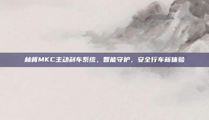 林肯MKC主动刹车系统,智能守护,安全行车新体验