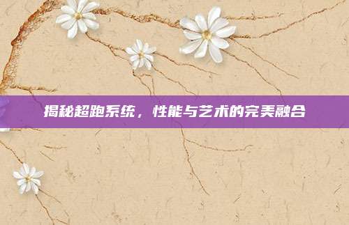 揭秘超跑系统,性能与艺术的完美融合