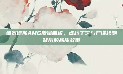 梅赛德斯AMG质量解析，卓越工艺与严谨检测背后的品质故事