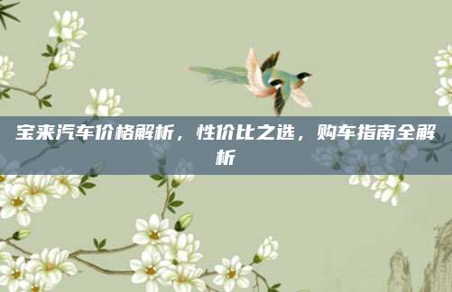 宝来汽车价格解析，性价比之选，购车指南全解析