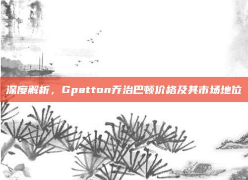 深度解析,Gpatton乔治巴顿价格及其市场地位