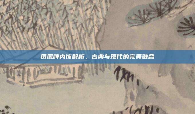 凤凰牌内饰解析，古典与现代的完美融合