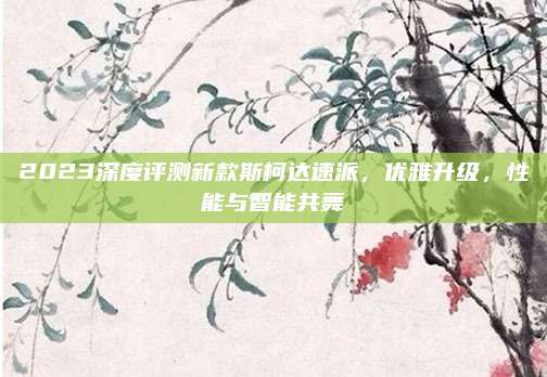 2023深度评测新款斯柯达速派,优雅升级,性能与智能共舞