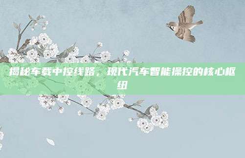 揭秘车载中控线路，现代汽车智能操控的核心枢纽
