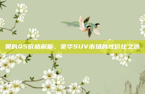 奥的Q5价格解析,豪华SUV市场的性价比之选