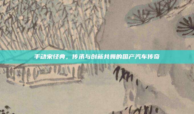 手动宋经典，传承与创新共舞的国产汽车传奇