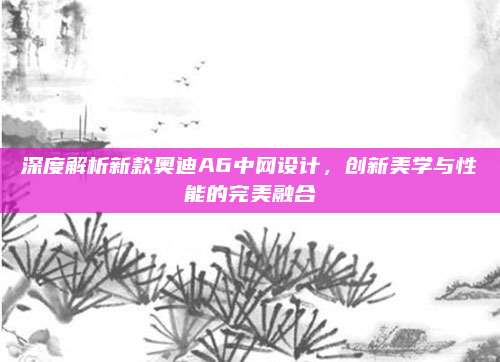 深度解析新款奥迪A6中网设计，创新美学与性能的完美融合