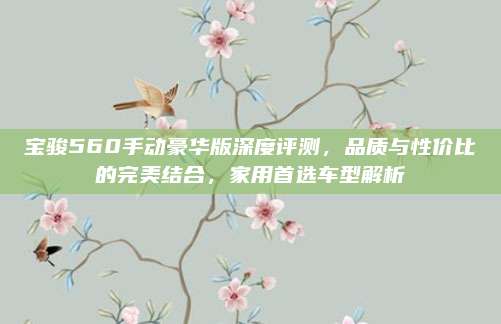 宝骏560手动豪华版深度评测,品质与性价比的完美结合,家用首选车型解析