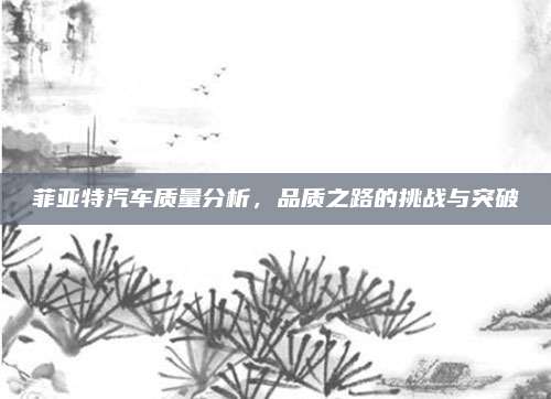 菲亚特汽车质量分析,品质之路的挑战与突破
