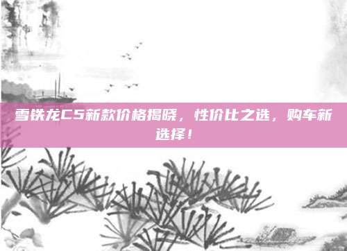 雪铁龙C5新款价格揭晓，性价比之选，购车新选择！