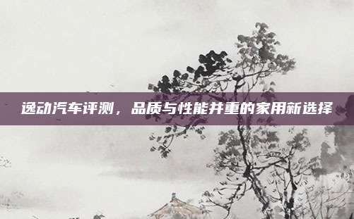 逸动汽车评测,品质与性能并重的家用新选择