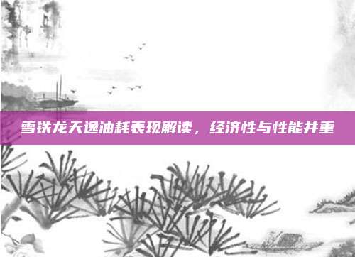 雪铁龙天逸油耗表现解读，经济性与性能并重