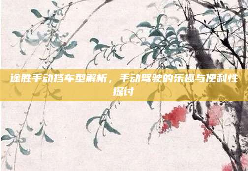 途胜手动挡车型解析,手动驾驶的乐趣与便利性探讨