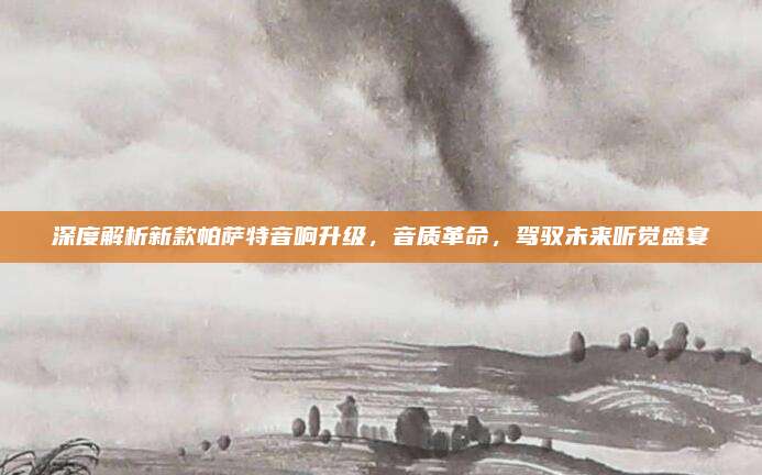 深度解析新款帕萨特音响升级,音质革命,驾驭未来听觉盛宴