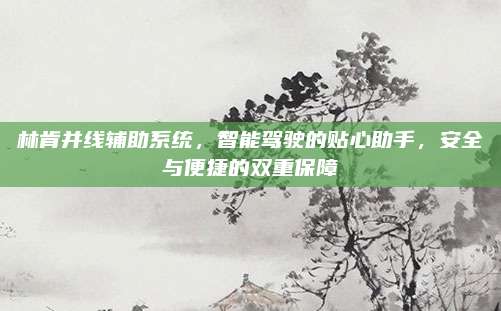 林肯并线辅助系统,智能驾驶的贴心助手,安全与便捷的双重保障