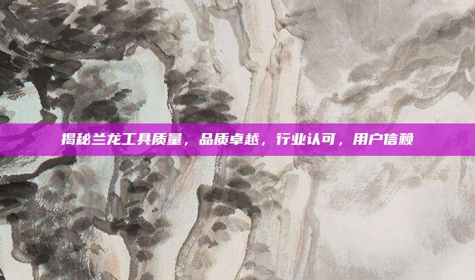 揭秘兰龙工具质量,品质卓越,行业认可,用户信赖