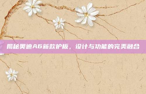 揭秘奥迪A6新款护板,设计与功能的完美融合