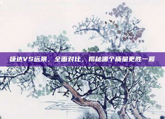 捷达VS远景,全面对比,揭秘哪个质量更胜一筹