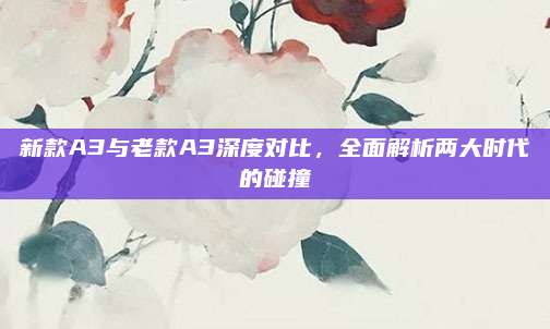 新款A3与老款A3深度对比,全面解析两大时代的碰撞