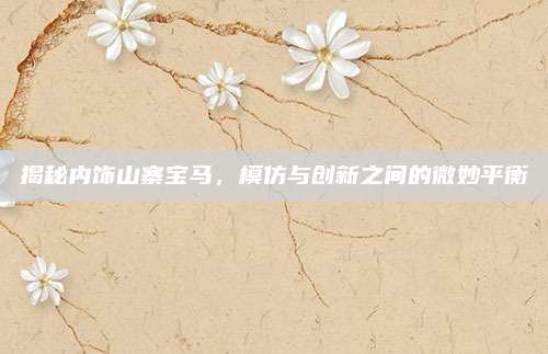 揭秘内饰山寨宝马,模仿与创新之间的微妙平衡