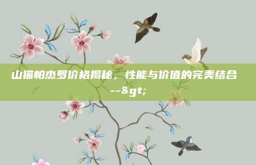 山猫帕杰罗价格揭秘,性能与价值的完美结合 -->