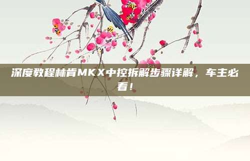 深度教程林肯MKX中控拆解步骤详解,车主必看!