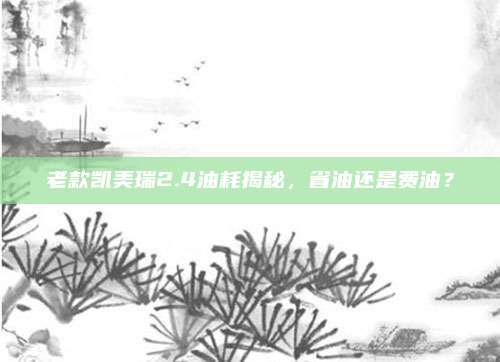 老款凯美瑞2.4油耗揭秘，省油还是费油？