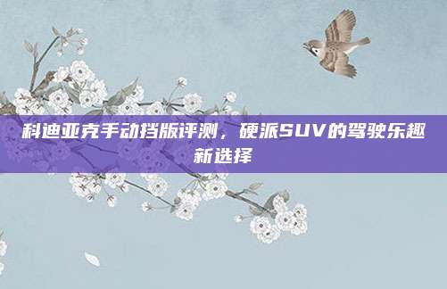 科迪亚克手动挡版评测,硬派SUV的驾驶乐趣新选择