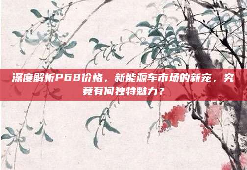 深度解析P68价格,新能源车市场的新宠,究竟有何独特魅力?