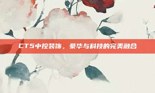 CT5中控装饰,豪华与科技的完美融合