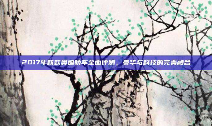 2017年新款奥迪轿车全面评测,豪华与科技的完美融合