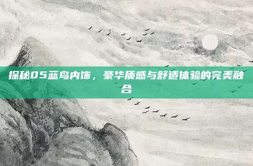 探秘05蓝鸟内饰,豪华质感与舒适体验的完美融合