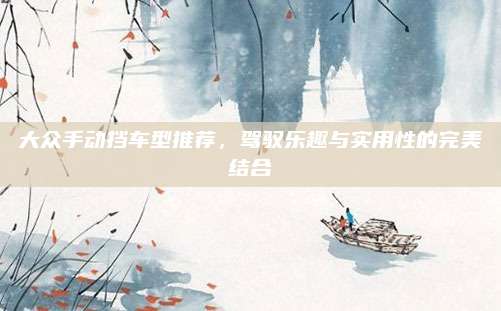 大众手动挡车型推荐,驾驭乐趣与实用性的完美结合