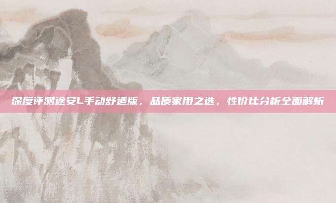 深度评测途安L手动舒适版,品质家用之选,性价比分析全面解析