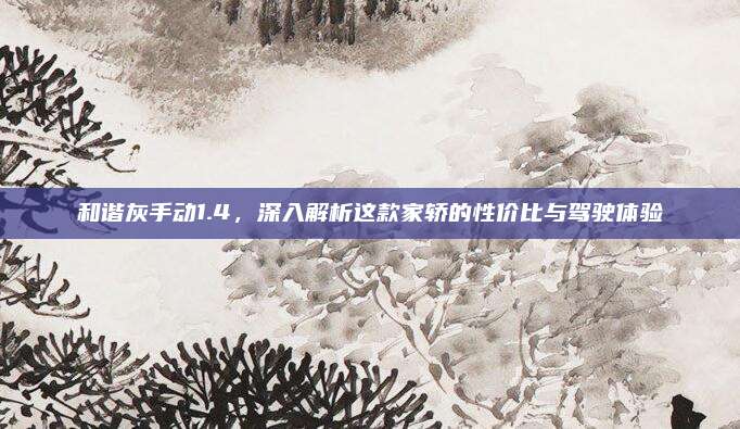 和谐灰手动1.4,深入解析这款家轿的性价比与驾驶体验