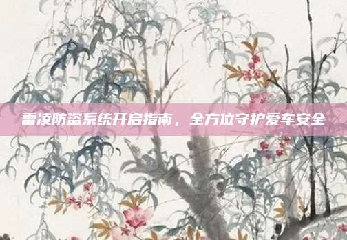 雷凌防盗系统开启指南,全方位守护爱车安全