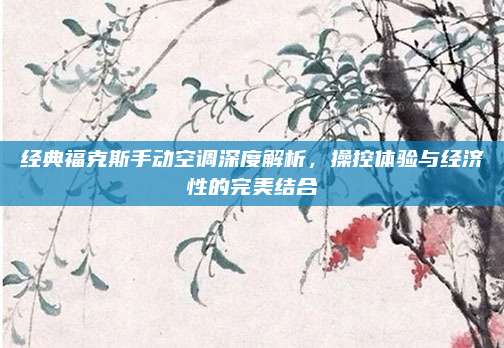 经典福克斯手动空调深度解析,操控体验与经济性的完美结合