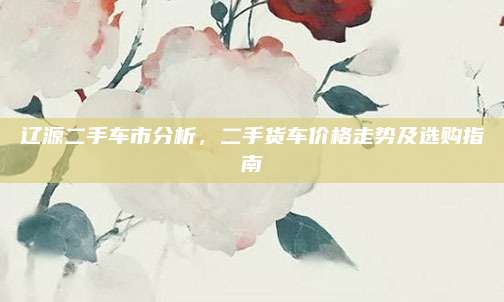 辽源二手车市分析,二手货车价格走势及选购指南