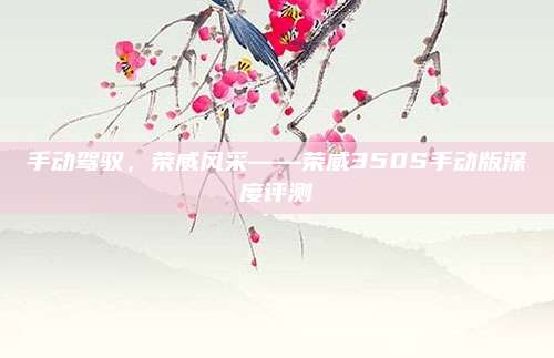 手动驾驭,荣威风采——荣威350S手动版深度评测