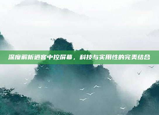 深度解析逍客中控屏幕，科技与实用性的完美结合