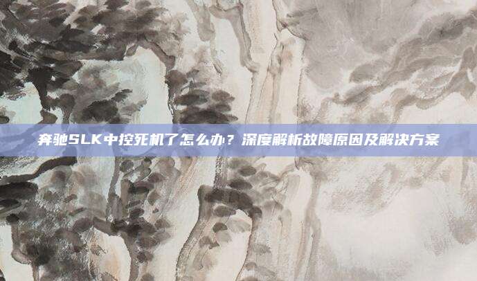 奔驰SLK中控死机了怎么办?深度解析故障原因及解决方案