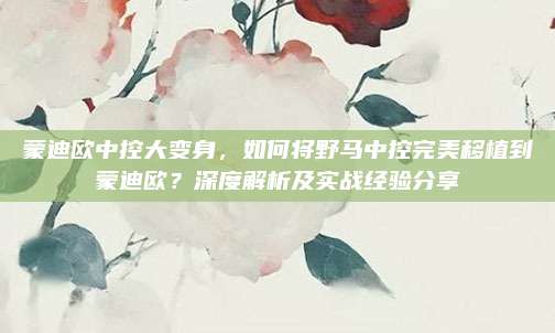 蒙迪欧中控大变身,如何将野马中控完美移植到蒙迪欧?深度解析及实战经验分享
