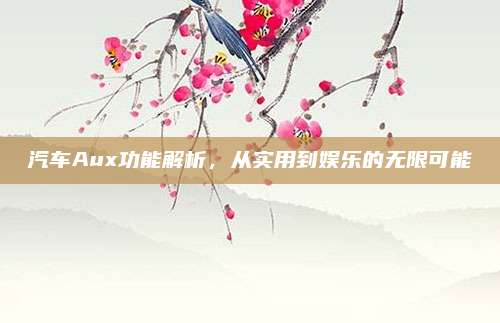 汽车Aux功能解析,从实用到娱乐的无限可能