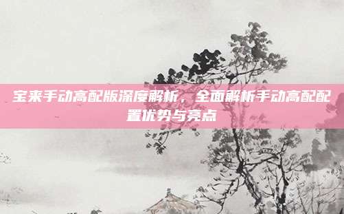 宝来手动高配版深度解析,全面解析手动高配配置优势与亮点
