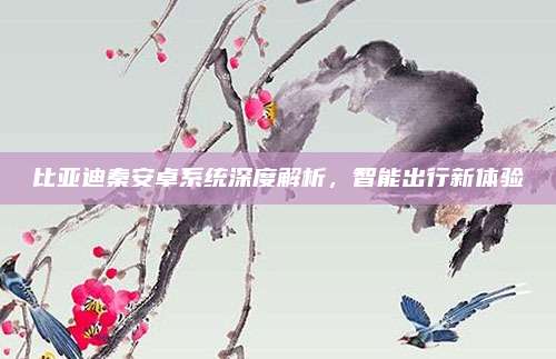 比亚迪秦安卓系统深度解析,智能出行新体验